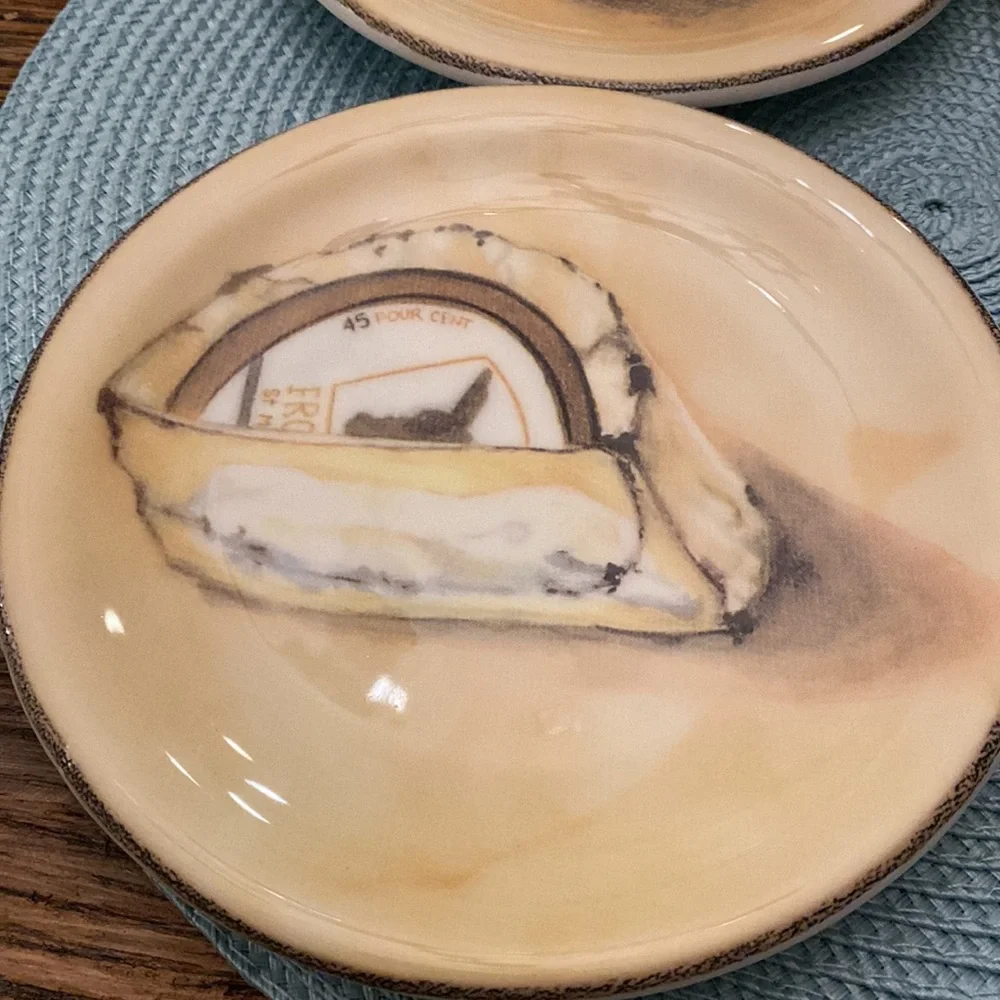 Fromage by Williams Sonoma, 4 Appetizer Plates